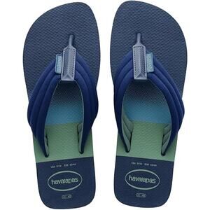 Havaianas Men Urban Flip Flops Indigo Blue Size US 11/12 New Tags Rubber Sandals
